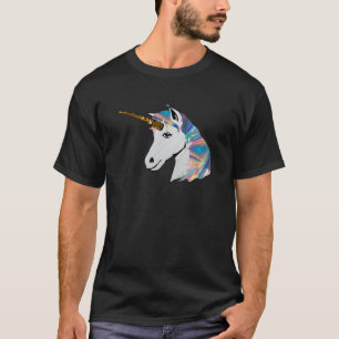 T-shirt licorne holographique