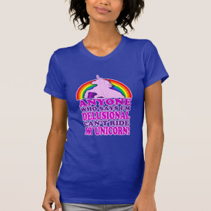T-shirt Licorne illusoire drôle (cru affligé)