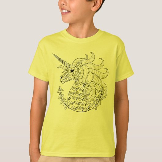T-shirt Licorne inspirée (Devant)