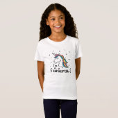 T-Shirt Licorne | je suis une licorne (Devant entier)