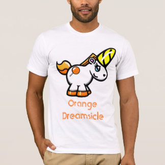 T-shirt Licorne ! ! Le Dreamsicle orange