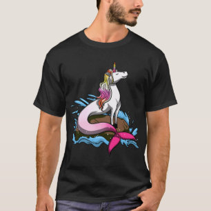 T-shirt Licorne Magique Et Sirène Fantastique