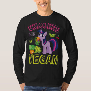 T-shirt Licorne Manger Fruits Jour Heureux Végétarien Lico