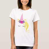 T-Shirt Licorne Mignonne (Devant)