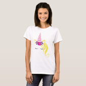 T-Shirt Licorne Mignonne (Devant entier)