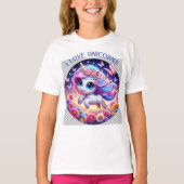 T-shirt licorne mignonne (Devant)