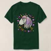 T-shirt licorne mignonne (Design devant)