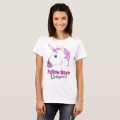 T-shirt Licorne mignonne d'emoji (Devant entier)