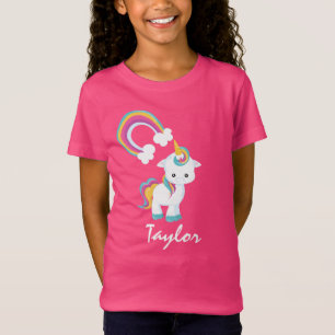 T-Shirt Licorne mignonne et faite sur commande