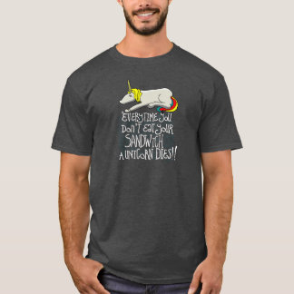 T-shirt Licorne morte