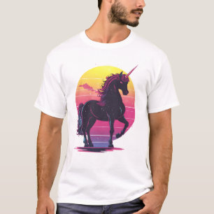 T-shirt Licorne néon Rétro 80 (1)