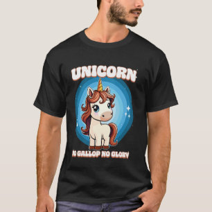T-shirt Licorne Pas de Galop Pas de Gloire Licorne
