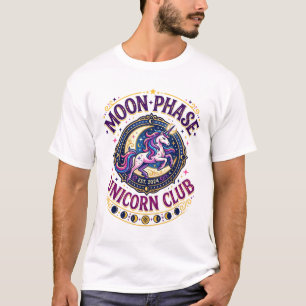 T-shirt Licorne Phase Lunaire Licorne Club Commercial T-Sh