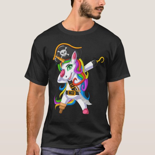 T-shirt licorne pirate (Devant)