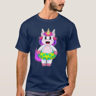 T-shirt Licorne Piscine Gonflable flotteur Été garçon