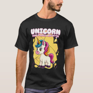 T-shirt Licorne Plus d'Éclat Moins d'Amertume Licorne  1