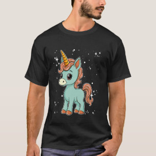 T-shirt Licorne pour filles licorne magique mignonne