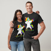 T-shirt Licorne qui Dab Puzzle Accepter les Différences Au (Unisexe)
