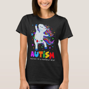 T-shirt Licorne qui fait dab pour la sensibilisation à l'a