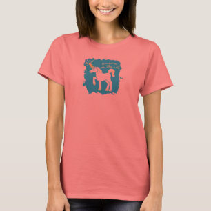 T-shirt Licorne sur le tee - shirt d'épi