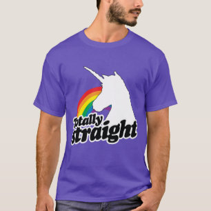 T-SHIRT LICORNE TOTALEMENT DROITE - BLANC - .PNG