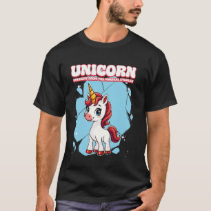 T-shirt Licorne tout droit des écuries magiques Licorne