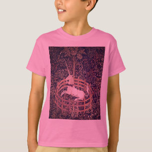 T-shirt Licorne vintage en tapisserie de captivité