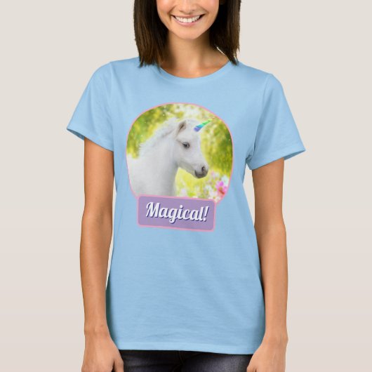 T-shirt Licorne White Pony (Devant)