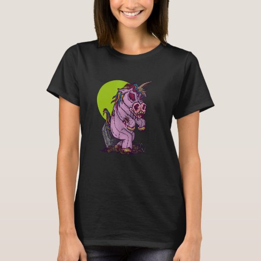 T-shirt Licorne zombie (Devant)