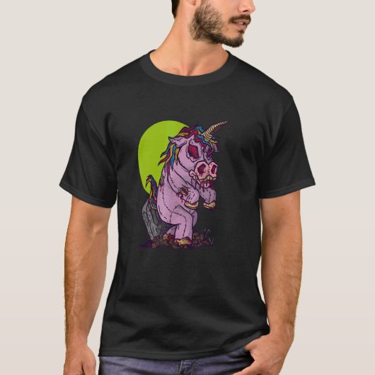 T-shirt Licorne zombie (Devant)