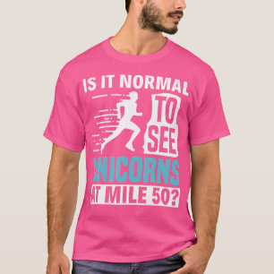 T-shirt Licornes Au 50e Milles Ultra Runner Ultramarathon