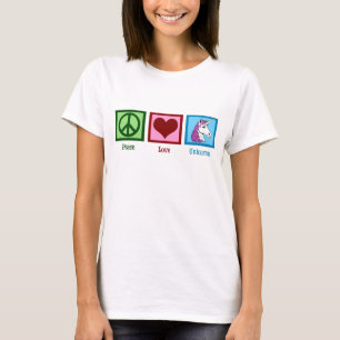 T-shirt Licornes d'amour de paix