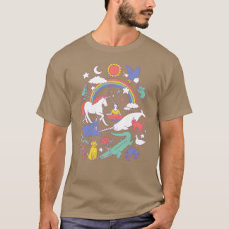 T-shirt Licornes vintage