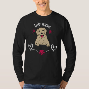 T-shirt L'Idée De Lab Mom Pour Labrador Retriever Dog Prop