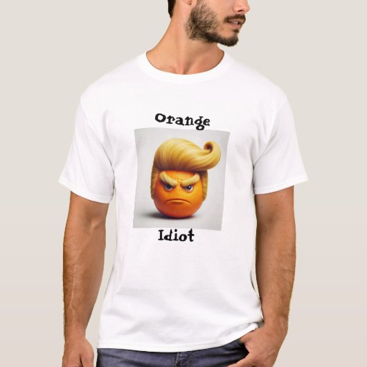 T-shirt L'Idiot Orange Original (Devant)