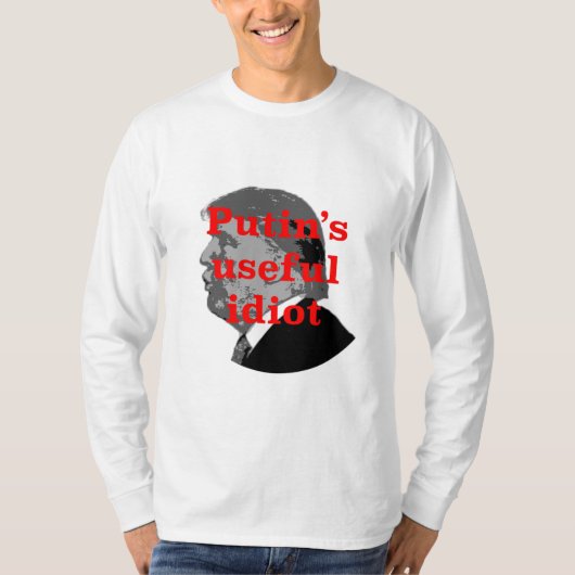T-shirt L'idiot utile de Poutine (Devant)