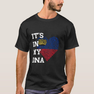 T-shirt Liechtenstein C'est Dans Mon Empreinte Digitale AD
