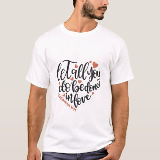 T-shirt 'Liefde in Actie'