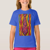 T-shirt Lien de rythme chromatique (Devant)