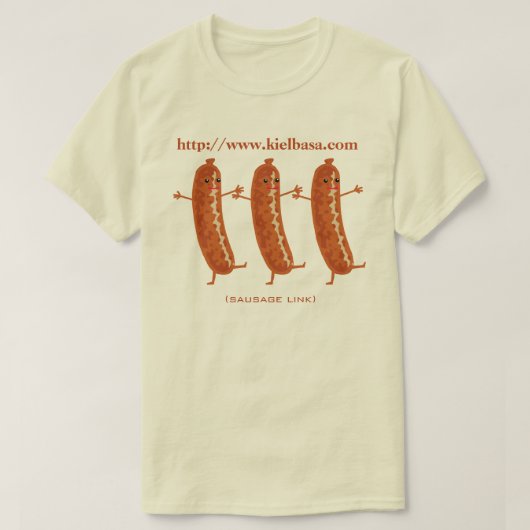 T-shirt Lien de saucisse (Design devant)