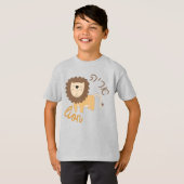 T-shirt Lien mignon avec hébreu pour enfants juifs (Devant entier)