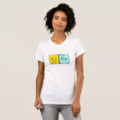 T-shirt Lies periodic table name shirt (Devant entier)
