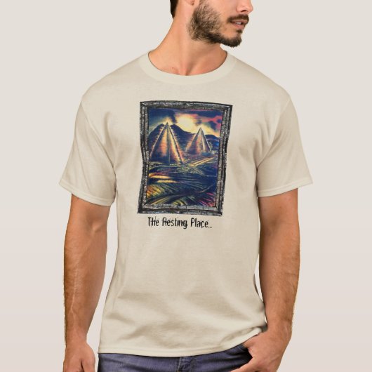 T-shirt Lieu De Repos, Pyramides (Devant)