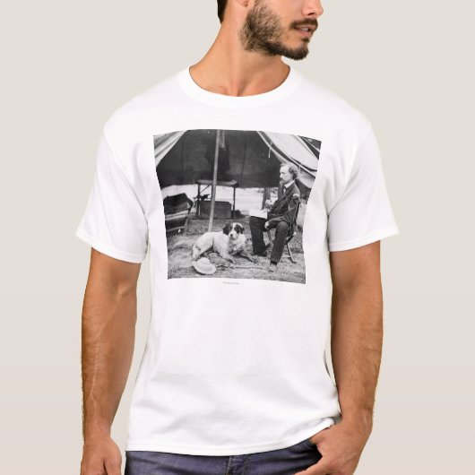 T-shirt Lieutenant Georger Custer PhotographVirginia (Devant)