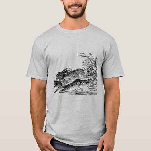 T-shirt Lièvre d'antiquité ou lapin (Devant)
