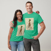 T-shirt lièvre de mars sur Penny Farthing 3 (Unisexe)