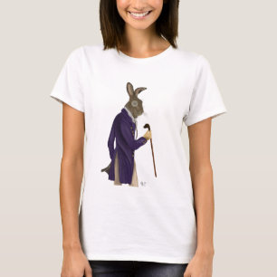 T-shirt Lièvre en Manteau Violet 2