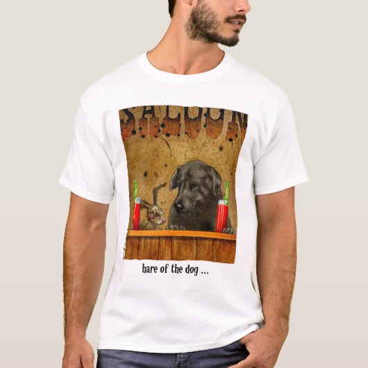 T-shirt Lièvres du chien (Devant)