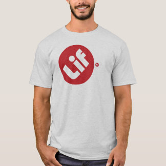 T-shirt Lif. Cercle doré.