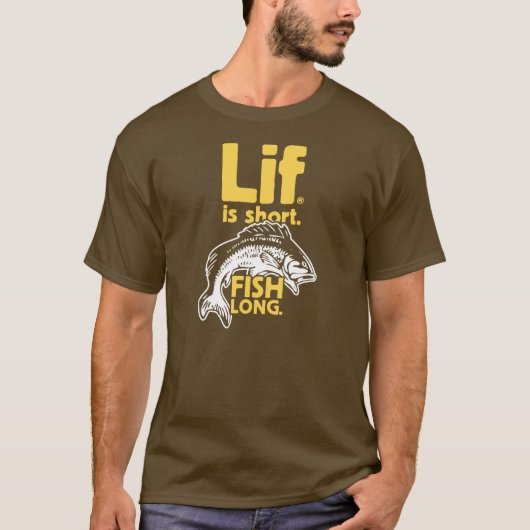 T-shirt Lif. Est Court. Poisson long. (Devant)
